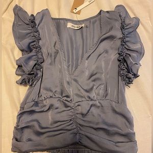DO+BE cropped dressy blouse